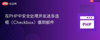 在PHP中安全处理并发送多选框（Checkbox）值到邮件