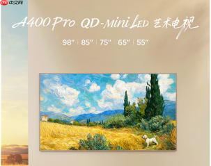 TCL QD-Mini LED艺术电视A400 Pro上市 55-98英寸版本7999 元起售