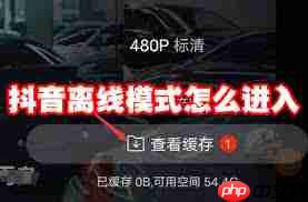 抖音离线模式是什么