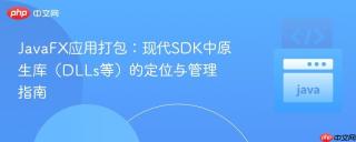 JavaFX应用打包：现代SDK中原生库（DLLs等）的定位与管理指南