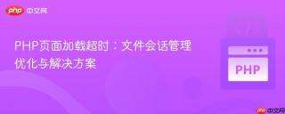 PHP页面加载超时：文件会话管理优化与解决方案