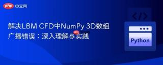 解决lbm cfd中numpy 3d数组广播错误:深入理解与实践