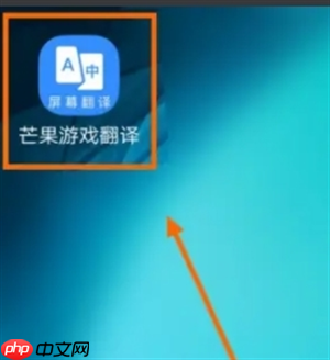 芒果游戏翻译app自动翻译开启方法