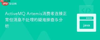 ActiveMQ Artemis消费者连接正常但消息不处理的疑难排查与分析