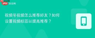 视频号视频怎么推荐好友？如何设置视频标签以提高推荐？