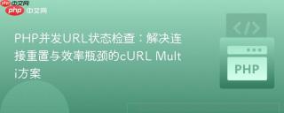 PHP并发URL状态检查：解决连接重置与效率瓶颈的cURL Multi方案