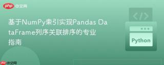 基于NumPy索引实现Pandas DataFrame列序关联排序的专业指南