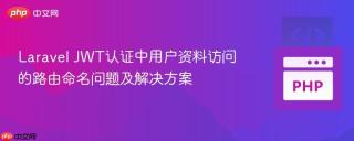 Laravel JWT认证中用户资料访问的路由命名问题及解决方案