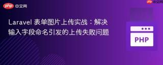 Laravel 表单图片上传实战：解决输入字段命名引发的上传失败问题