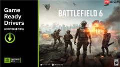 全新 GeForce Game Ready 驱动优化《战地风云 6》(Battlefield 6)及 PhysX 游戏