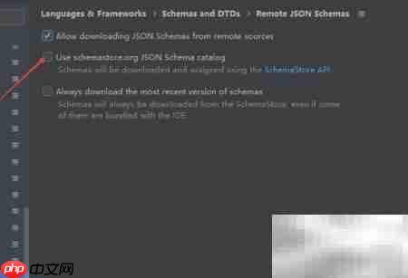 WebStorm配置schemastore模式