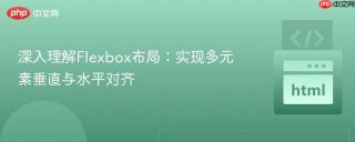 深入理解Flexbox布局：实现多元素垂直与水平对齐