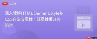 深入理解HTMLElement.style与CSS自定义属性：短属性展开的陷阱