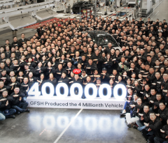 第400万辆中国产特斯拉下线 上海超级工厂再创里程碑