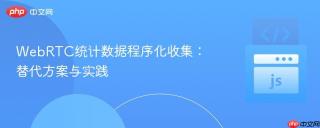 WebRTC统计数据程序化收集：替代方案与实践