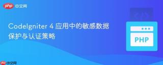 CodeIgniter 4 应用中的敏感数据保护与认证策略