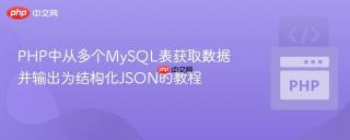 PHP中从多个MySQL表获取数据并输出为结构化JSON的教程