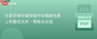 在前后端分离架构中加载服务器上的静态文件：策略与实现