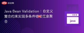 Java Bean Validation：自定义复合约束实现多条件错误信息聚合