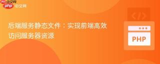 后端服务静态文件：实现前端高效访问服务器资源
