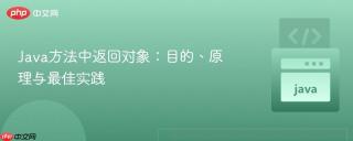 java方法中返回对象:目的、原理与最佳实践