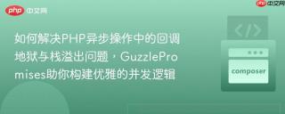如何解决php异步操作中的回调地狱与栈溢出问题,guzzlepromises助你构建优雅的并发逻辑