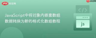 JavaScript中将对象内嵌套数组数据转换为新的格式化数组教程