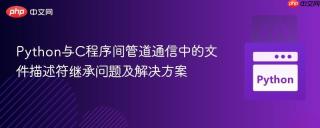 Python与C程序间管道通信中的文件描述符继承问题及解决方案