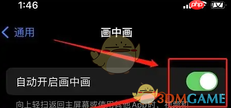iphone16关闭画中画方法