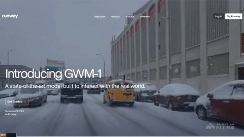 GWM-1— Runway推出的首个通用世界模型