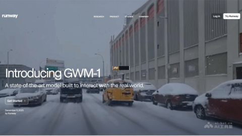 GWM-1— Runway推出的首个通用世界模型