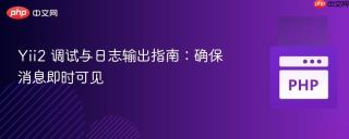 Yii2 调试与日志输出指南：确保消息即时可见