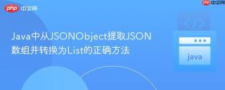 Java中从JSONObject提取JSON数组并转换为List的正确方法