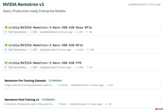 英伟达发布 Nemotron 3 系列开放模型