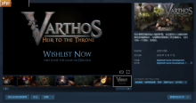动作肉鸽《Varthos》12月17日于Steam开启抢先体验：无职业限制 支持3人联机体验