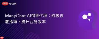 ManyChat AI销售代理：终极设置指南，提升业务效率