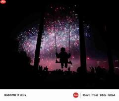 卢伟冰晒小米17 Ultra烟花样张:最强夜神实至名归