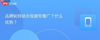 品牌如何结合视频号推广？什么优势？