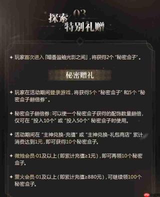 《世界之外》暗巷盈袖活动介绍