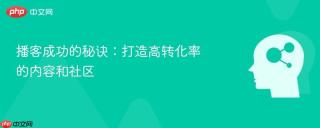 播客成功的秘诀：打造高转化率的内容和社区