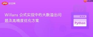 Willans 公式实现中的大数溢出问题及高精度优化方案