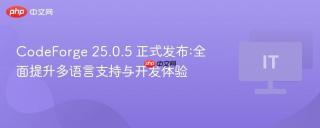 codeforge 25.0.5 正式发布:全面提升多语言支持与开发体验
