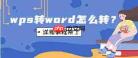 WPS手机端如何将PDF转Word