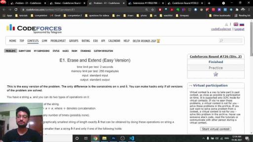 Codeforces E1问题详解：轻松掌握字符串操作与算法