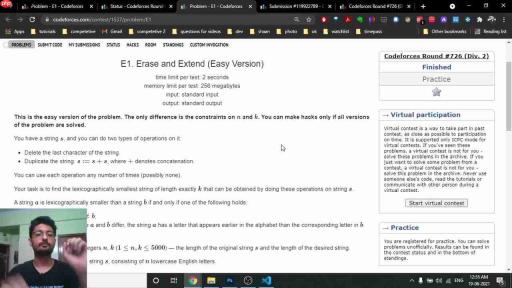 Codeforces E1问题详解：轻松掌握字符串操作与算法