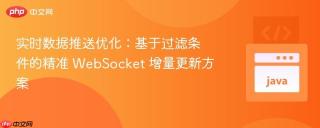 实时数据推送优化：基于过滤条件的精准 WebSocket 增量更新方案