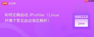 如何正确启动 JProfiler(Linux 环境下常见启动误区解析)