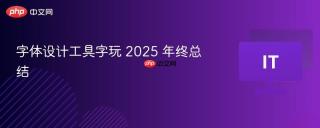 字体设计工具字玩 2025 年终总结