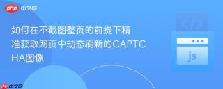 如何在不截图整页的前提下精准获取网页中动态刷新的CAPTCHA图像