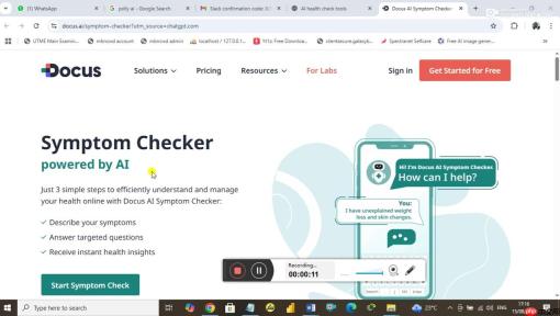 AI Symptom Checker: 探索 Docas AI 在医疗健康领域的应用